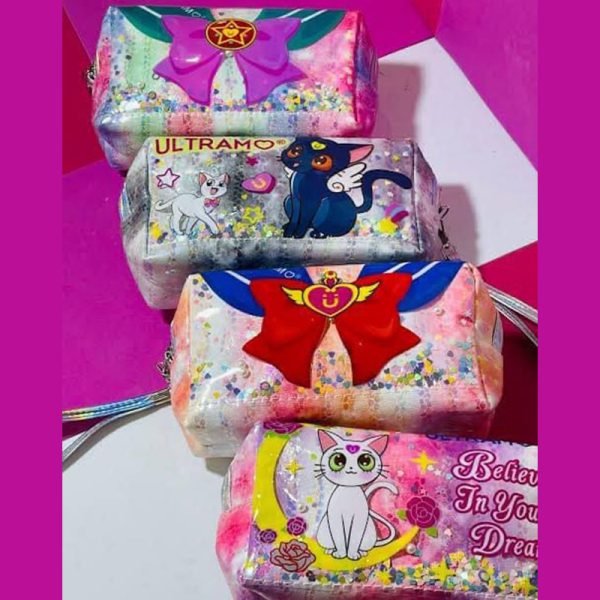 Sailor moon makeup bags